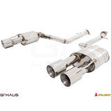 GTHAUS Musa GTS (Ultimate Sport Performance) Exhaust; 4x102mm (Round Split); Stainless Steel (LE0721506)