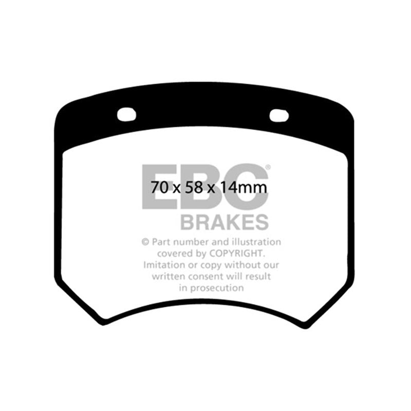 EBC Greenstuff 2000 Series Sport Brake Pads (DP2102)