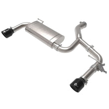 Load image into Gallery viewer, aFe MACH Force-Xp 3 to 2-1/2 IN Stainless Steel Axle-Back Exhaust w/Black Tip for 2015-2021 BMW X1(49-36349-B)