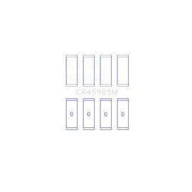 King Engine Bearings Connecting Rod Bearing Set for 2004-2005 Audi A3 (CR4590SM0.25)