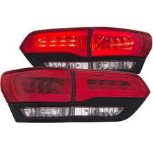 Load image into Gallery viewer, ANZO USA 2014-2016 Jeep Grand Cherokee LED Taillights Red/Clear (311268)