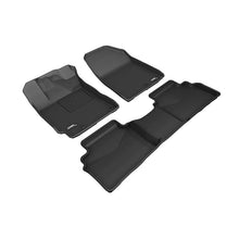 Load image into Gallery viewer, 3D Maxpider KAGU Floor Mat, BLACK, 1ST ROW/2ND ROW (L1KA04701509)