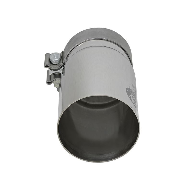 aFe MACH Force-Xp 304 Stainless Steel Clamp-on Exhaust Tip Polished Right Side Exit (49T35404-P07)