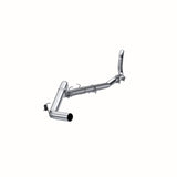 MBRP Exhaust 4in. Turbo Back Single Side (4WD only) no Muffler AL (S6150PLM)