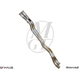 GTHAUS Section 2 Pipes (Resonator delete) Titanium for 2001-2007 BMW M3(BM0204004)