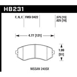 Hawk Performance HPS 5.0 Brake Pads (HB231B.625)