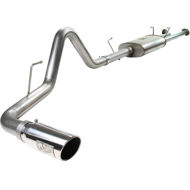 aFe MACH Force-Xp 3 IN 409 Stainless Steel Cat-Back Exhaust System w/Polished Tip (49-46006-P)