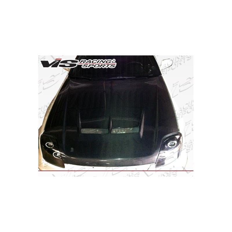 VIS Racing JS Style Black Carbon Fiber Hood (97HDPRE2DJS-010C)