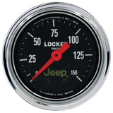 AutoMeter Jeep 2-1/16in 150 PSI Mechanical Air Locker Gauge (880792)