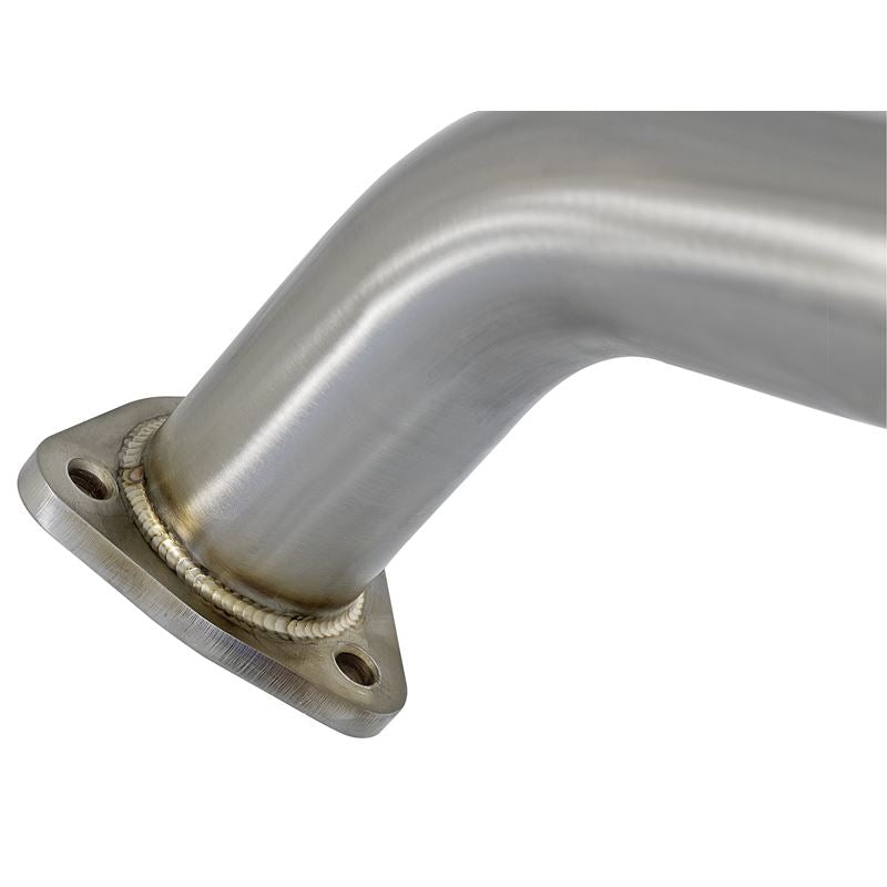 aFe Twisted Steel 2-1/2 IN 304 Stainless Steel Race Series Mid-Pipe (48-36605)