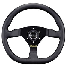 Load image into Gallery viewer, Sparco L360 Racing Steering Wheel, Black Leather (015TRGL1TUV)