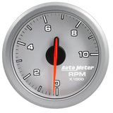 AutoMeter Airdrive 2-1/6in Tachometer Gauge 0-10K RMP - Silver (9197-UL)