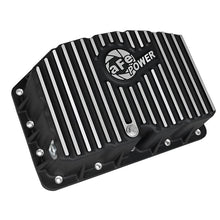 Load image into Gallery viewer, aFe Pro Series Engine Oil Pan Black w/ Machined Fins (46-70322)