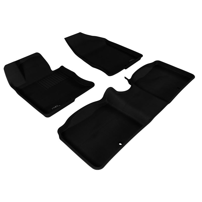 3D Maxpider KAGU Floor Mat, BLACK, 1ST ROW/2ND ROW (L1HY02601509)