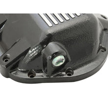 Load image into Gallery viewer, aFe Pro Series Differential Cover Kit Black w/ Machined Fins and Gear Oil (46-70162-WL)