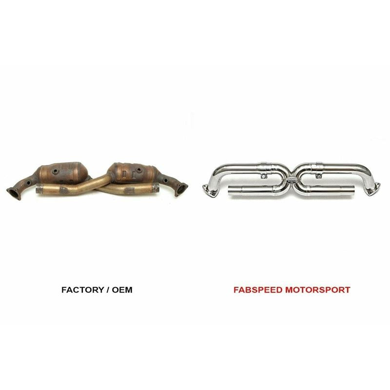 Fabspeed Porsche 996 Carrera link comp. X-Pipe (99-04) (FS.POR.996.CBX)