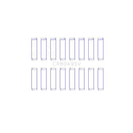 King Engine Bearings Connecting Rod Bearing Set for 2012-2018 BMW 650i xDrive (CR8049SV0.25)