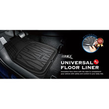 Load image into Gallery viewer, 3D Maxpider KAGU FLOOR MAT, BLACK, UNIVERSAL (2099L-09-FR4)