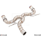 GTHAUS Super GT Racing Exhaust (Includes Optional SUS SR Pipe) Titanium for 2017-2019 BMW 440i(BM2812405)