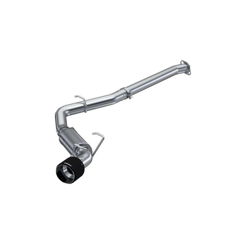 MBRP Exhaust 3" Cat Back, Single Rear Exit, T304 with CF Tips (S48063CF)