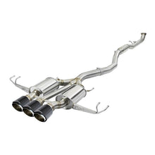 Load image into Gallery viewer, Takeda 3 IN 304 Stainless Steel Cat-Back Exhaust System w/ Carbon Fiber Tips (49-36623-C)