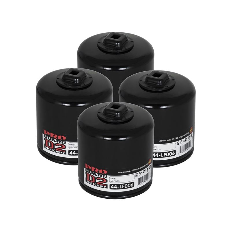 aFe Pro GUARD D2 Oil Filter (4 Pack) (44-LF006-MB)