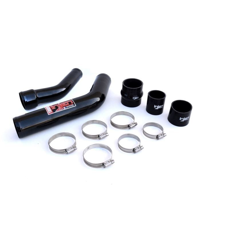 Injen 08-14 Mitsubishi Evo X 2.0L Turbo Black Intercooler Kit Two Piece Upper (SES1899UICPBLK)