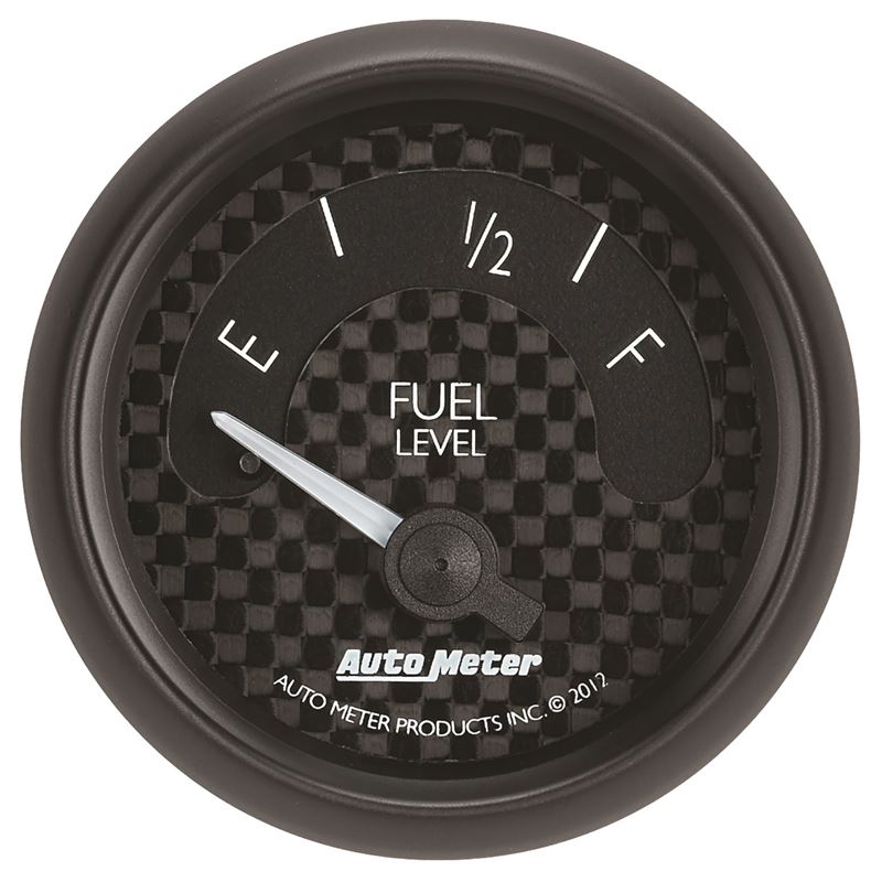 AutoMeter GT Series 52mm Short Sweep Electronic 73-10 ohms Fuel Level (For most Ford and Chrysler) (8015)