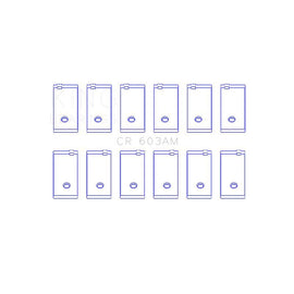 King Engine Bearings Connecting Rod Bearing Set for 1956-1966 Jeep Truck (CR 603AM)