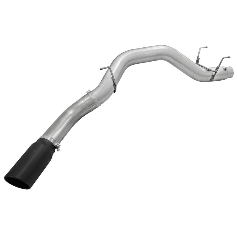 aFe ATLAS 5 IN Aluminized Steel DPF-Back Exhaust System w/Black Tip (49-02039-B)