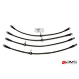 AMS Mitsubishi Lancer Evolution X Stainless Steel Brake Lines (AMS.04.01.0004-1)