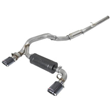 Load image into Gallery viewer, Takeda 3 IN 304 Stainless Steel Cat-Back Exhaust System w/ Carbon Fiber Tip (49-33103-C)