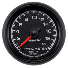 Load image into Gallery viewer, AutoMeter ES 52mm Full Sweep Electronic 0-2000 Degree F EGT/Pyrometer Gauge (5945)