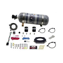 Load image into Gallery viewer, Nitrous Express GM LS 102mm Nitrous Plate Kit (50-400HP) w/12lb Composite Bottle (20933-12)