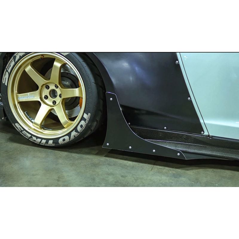 GReddy ROCKET BUNNY R35 V2 SIDE CANARDS (CF) (17020640C)