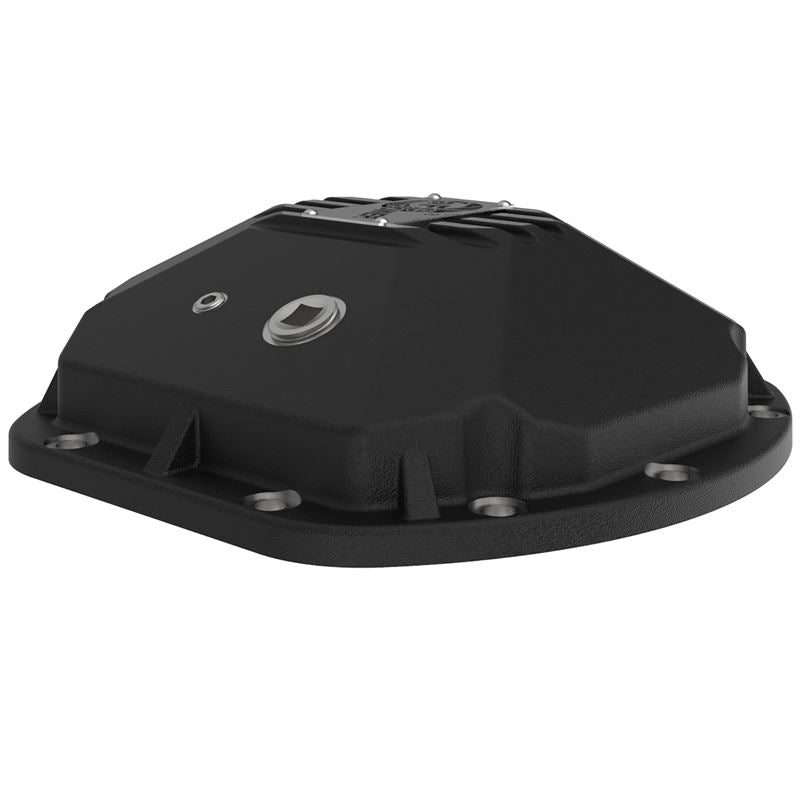 aFe Pro Series Dana 30 Front Differential Cover Black w/ Machined Fins (46-71130B)