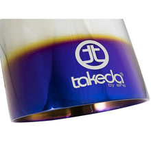 Load image into Gallery viewer, Takeda 304 Stainless Steel Clamp-on Exhaust Tip Blue Flame (49T25454-L07)