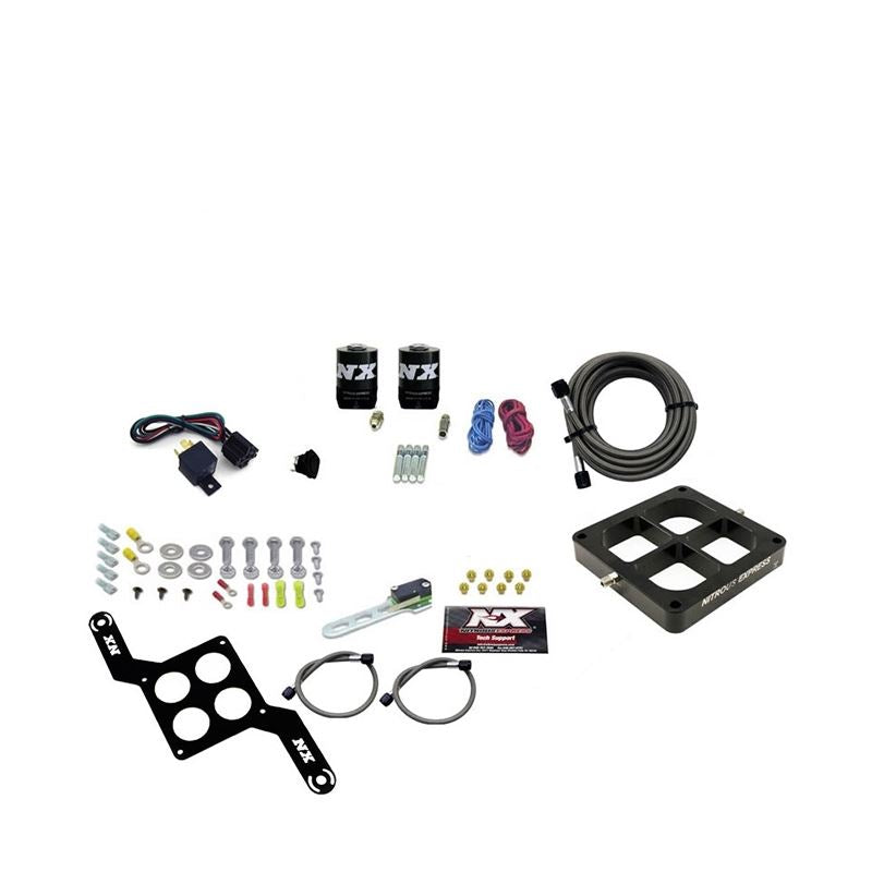 Nitrous Express Dominator Single Entry Billet Crossbar Pro-Power Nitrous Kit (100-500HP) w/o Bottle (63570-00)