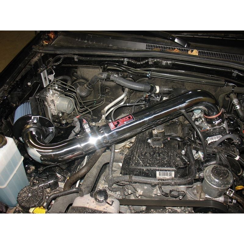 Injen 12 Toyota Tacoma 2.7L Wrinkle Black Power-Flow Air Intake w/ MR Tech/Heat Shield/Nano Filter (PF2011WB)