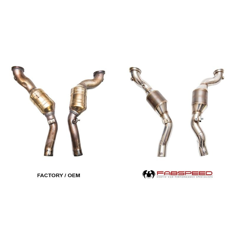 Fabspeed Maserati Ghibli Primary Sport Cat Downpipes (FS.MAS.GHQ4.SCDP)