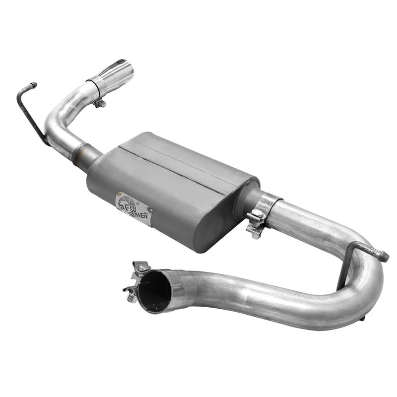 aFe Scorpion 2-1/2 IN Aluminized Steel Axle-Back Exhaust System w/ Polished Tip (49-08047-P)