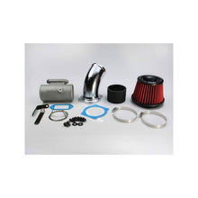Load image into Gallery viewer, APEXiÂ® Power Metal Polished Short Ram Air Intake System with Red Filter (507-T017)