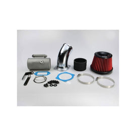 APEXi® Power Metal Polished Short Ram Air Intake System with Red Filter (507-T017)