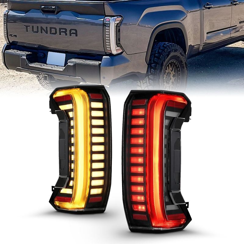 ANZO USA Z-Series Full LED Tail Lights Pair for 22-24 Toyota Tundra (Does Not Fit LED Seq. Models) (311454X)