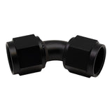 DeatschWerks 10AN Flare Female Swivel 45-Degree to 10AN Flare Female Swivel - Anodized Matte Black(6-02-0214-B)