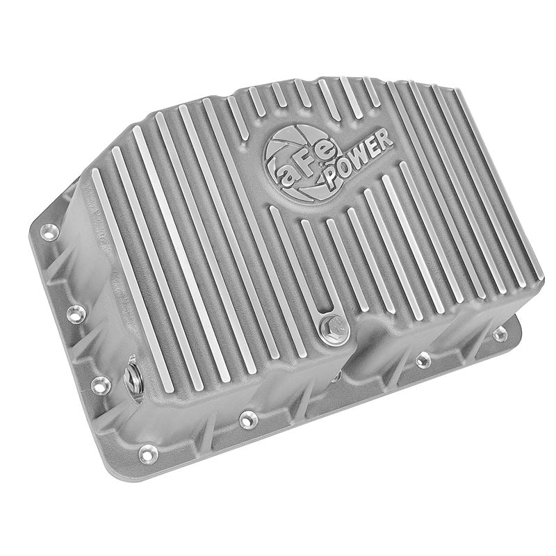 aFe Street Series Engine Oil Pan Raw w/ Machined Fins (46-70320)