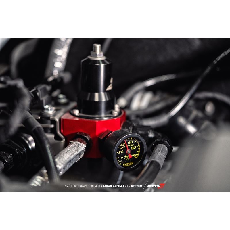 AMS R8/Huracan ALPHA Fuel System - Fuel Pressure Regulator + Fuel Line Kit (ALP.37.07.0003-1)