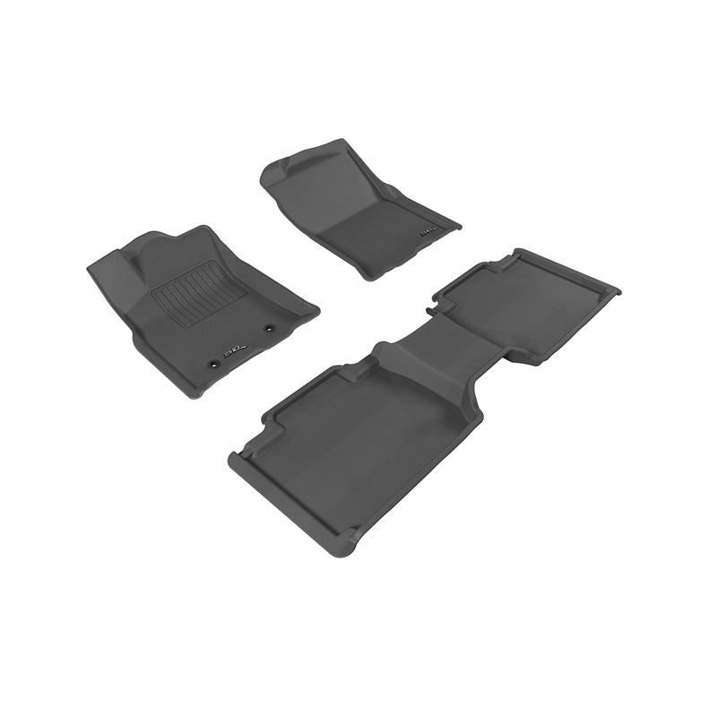 3D Maxpider KAGU Floor Mat, BLACK, 1ST ROW/2ND ROW (L1TY21501509)