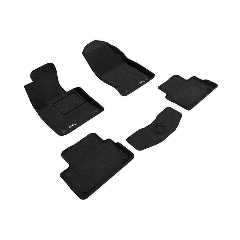 3D Maxpider ELEGANT Floor Mat, BLACK, 1ST ROW/2ND ROW (L1VV03504709)