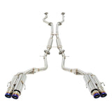 APEXi® N1-X Evolution Extreme 304 SS Cat-Back Exhaust System with Quad Rear Exit (164KT210)